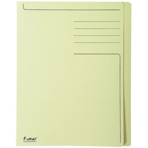 Cartelletta forever® da 280 g/m² con stampa 24 x 31,5 cm giallo,