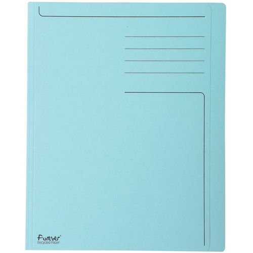 Cartelletta forever® da 280 g/m² con stampa 24 x 31,5 cm blu,