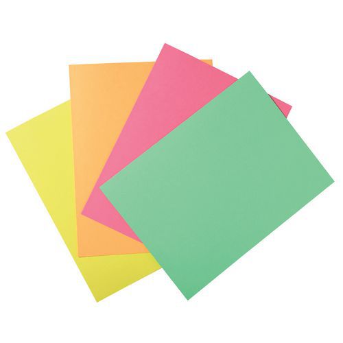 Set di 50 cartellette 1 lembo super 250 24 x 32 cm assortite,