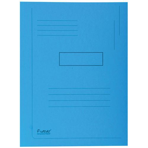 Cartelletta stampata 2 lembi forever 280 g/m² 24 x 32 cm Blu acceso,