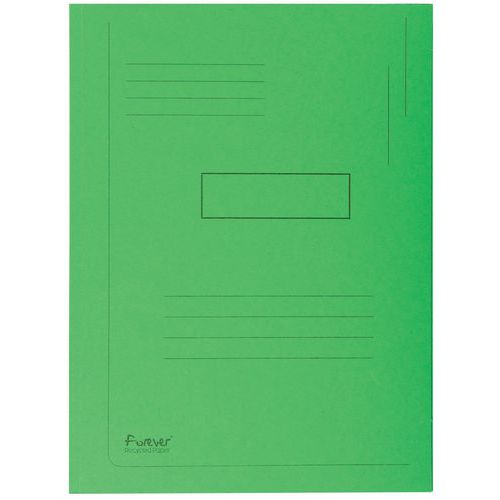 Cartelletta stampata 2 lembi forever 280 g/m² 24 x 32 cm Verde acceso,