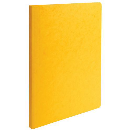 Cartelletta con retro scanalato in cartoncino lucido 400 g/m² - 24 x 32 cm Giallo,
