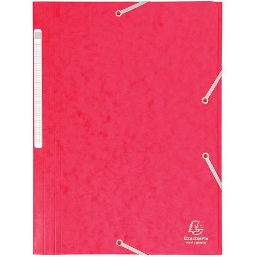 Cartelletta maxi capacity in cartoncino lucido 425 g/m² A4 Rosso,