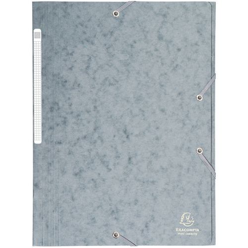 Cartelletta maxi capacity in cartoncino lucido 425 g/m² A4 Grigio,