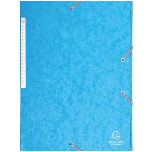 Cartelletta maxi capacity in cartoncino lucido 425 g/m² A4 Turchese,