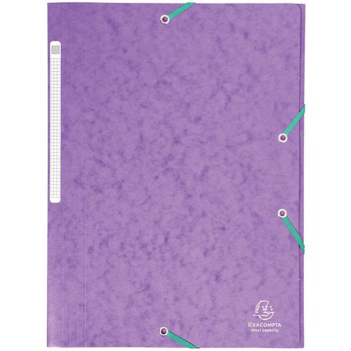 Cartelletta maxi capacity in cartoncino lucido 425 g/m² A4 Viola,
