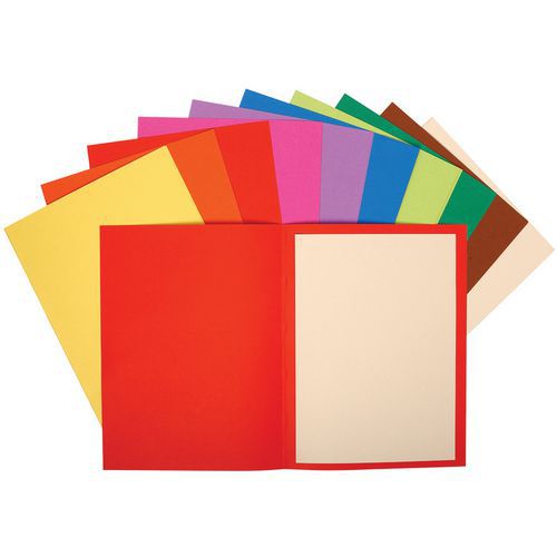 Set da 100 cartellette flash 220 riciclate al 100% 24 x 32 cm Assortite,