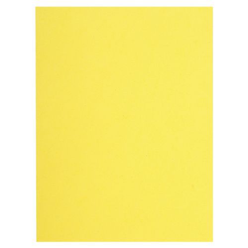 Confezione da 100 cartellette flash 220 riciclate - 24 x 32 cm Canarino,