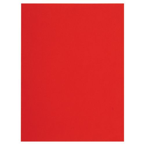 Confezione da 100 cartellette flash 220 riciclate - 24 x 32 cm Rosso,