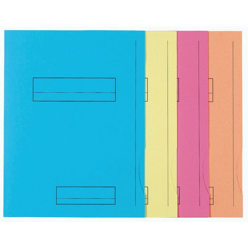 Set da 50 cartellette stampate 2 lembi super 250 24 x 32 cm Assortite,