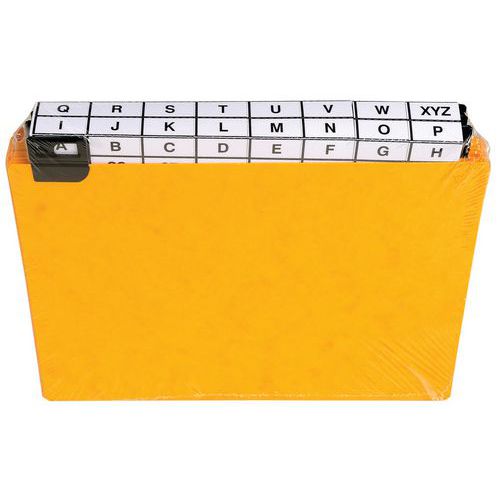 Confezione da 24 guide alfabetiche per scheda 148 x 210 mm,
