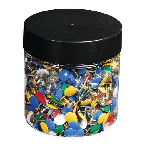 Set 1.000 puntine in ottone altezza punta 9 mm Assortite,