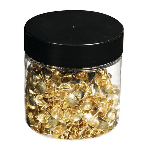 Confezione da 750 puntine in ottone, altezza punta 9 mm Ottone,