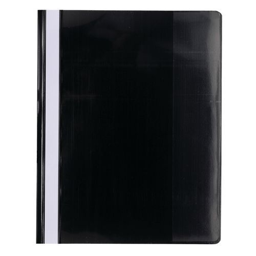 Cartelletta di presentazione ad aghi in pvc premium - A4 Nero,