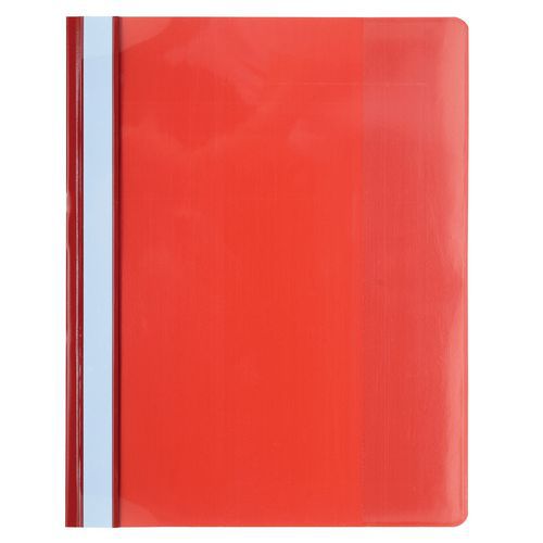 Cartelletta di presentazione ad aghi pvc premium - A4 Rosso,