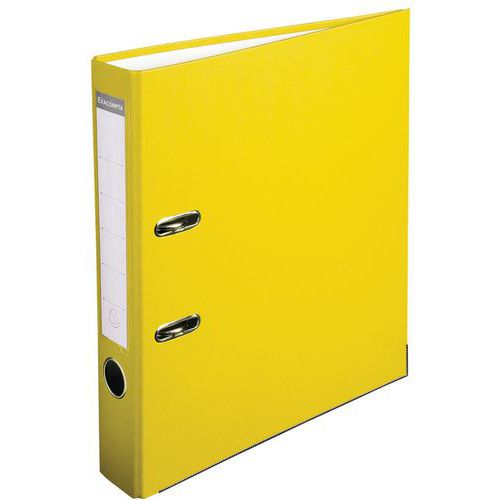 Raccoglitore a leva in polipropilene retro da 50 mm A4 Giallo,