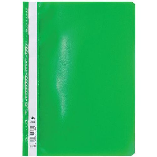 Cartelletta di presentazione ad aghi in PP standard A4 Verde chiaro,