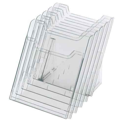 Espositore A4 verticale presentazione Crystal,