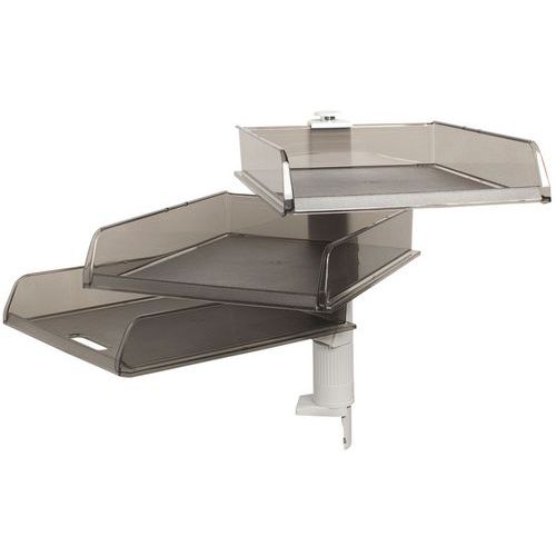 Colonna girevole 3 portadocumenti B4 classic Grigio/grigio,