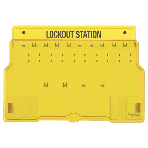 lockout station 10 lucchetti vuota,