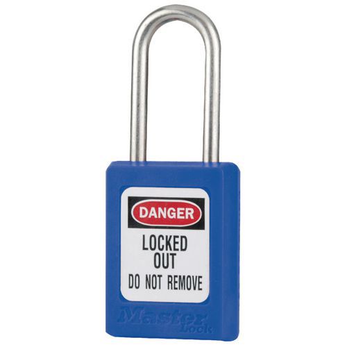 lucchetto blu diametro 4,76 mm chiavi diverse,