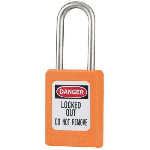 lucchetto arancio diametro 4,76 mm chiavi diverse,