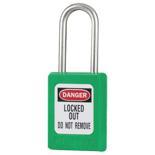 lucchetto verde diametro 4,76 mm chiavi uguali,