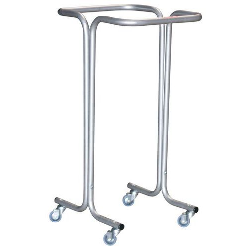 supporto per sacco rifiuti 120 L su ruote,