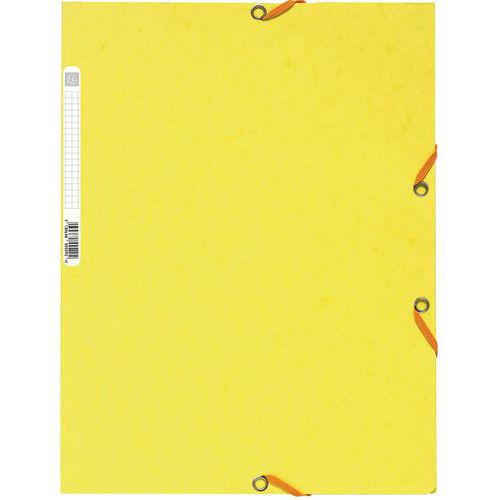 Cartella a 3 lembi cartoncino lucido 400g/m2 A4 Giallo limone,