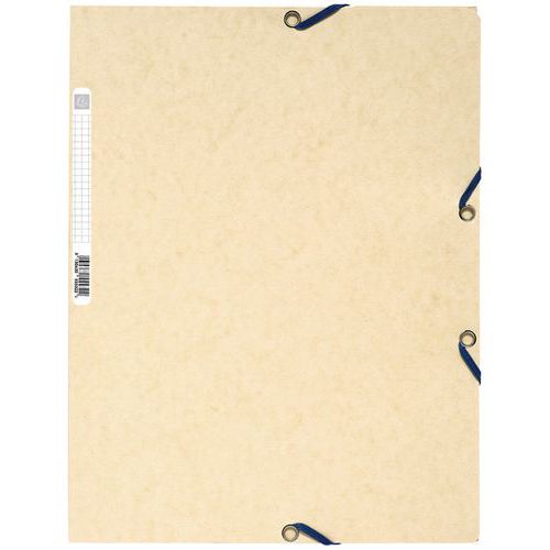 Cartella a 3 lembi cartoncino lucido 400g/m2 A4 Avorio,