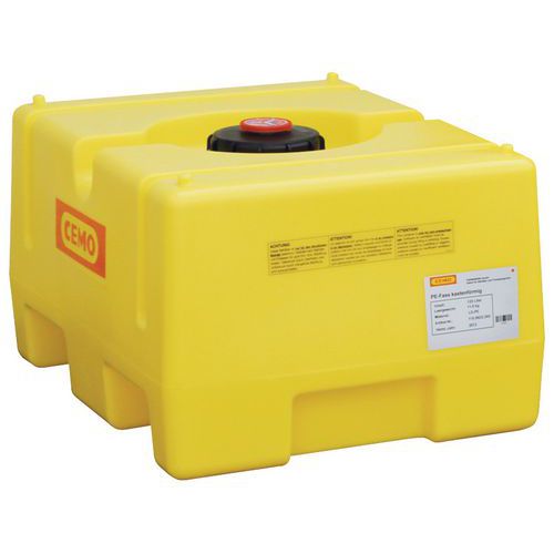 Cisternetta PE rettangolare 125L,