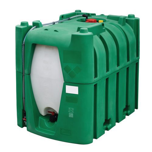 Vasca per trasporto 3000 L verde,