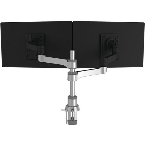 R-Go Zepher, braccio schermo doppio nero/grigio fiss Smart,