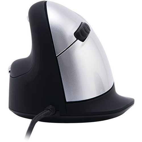 Mouse ergonomico verticale R-Go He con filo per mancini-L,