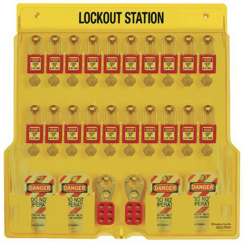 LOCKOUT STATION Postazione iso lamento 20 lucc hetti,