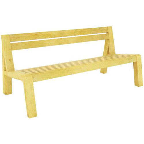 Panca Gaia in legno di robinia,