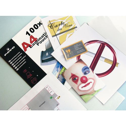 Buste Trasparenti Per Plastifi care Badge 67X9 9Mm-125µm,