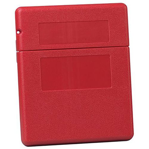 Scatola portaoggetti per documenti rosso,