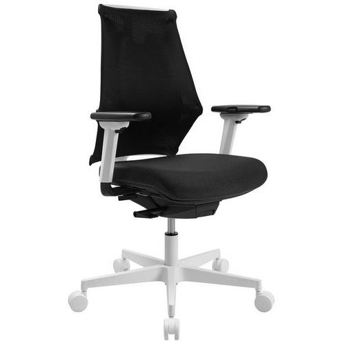 Sedia da ufficio Sitness telaio bianco - Topstar,