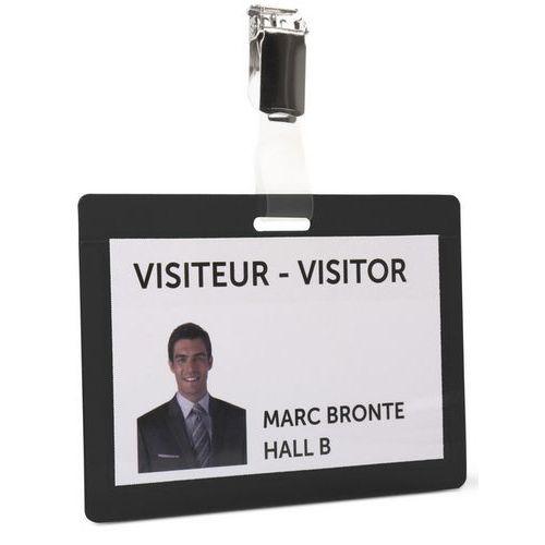 Badge plastificabili a freddo nero - Djois by Tarifold,