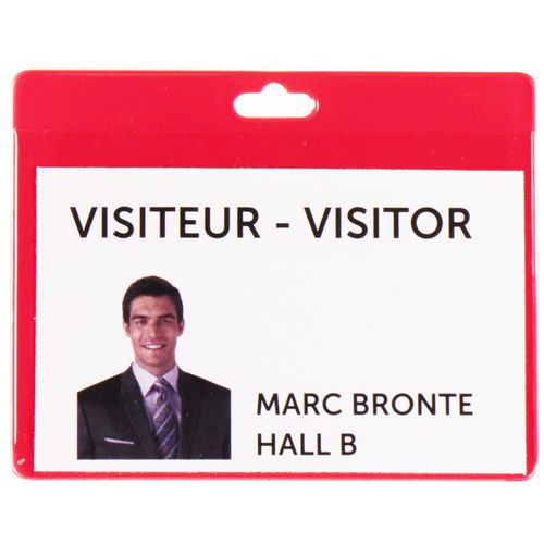 Porta-badge morbido rosso - Djois by Tarifold,