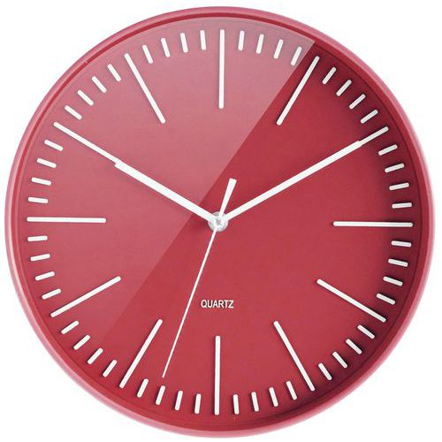 Orologio Atoll mattone ⌀30 cm,