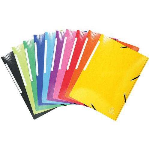 Set da 25 cartelline in cartoncino da 425 g Iderama, 10 colori assortiti,