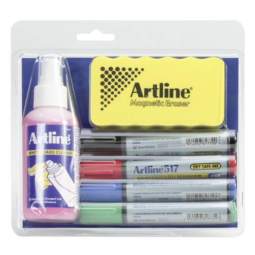 Kit di pulizia per lavagne bianche - Artline,