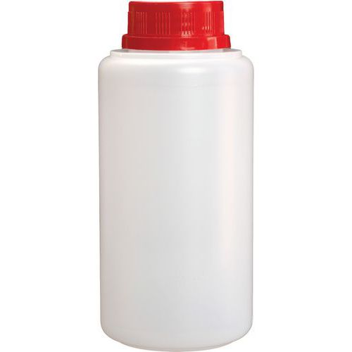 Flacone PEHD con coperchio a vite - 500 mL,