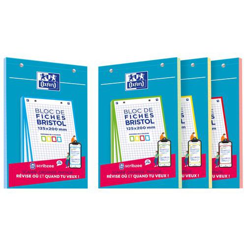 Blocco bristol Oxford 125x200 30 schede perf Q5/5/5 assort,