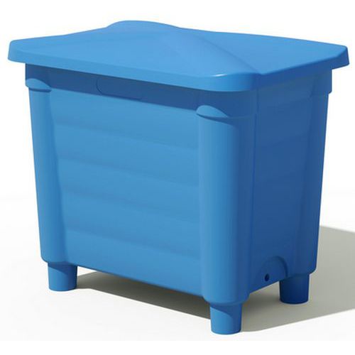 Contenitore di stoccaggio coperchio e piedi-325L-Blu,