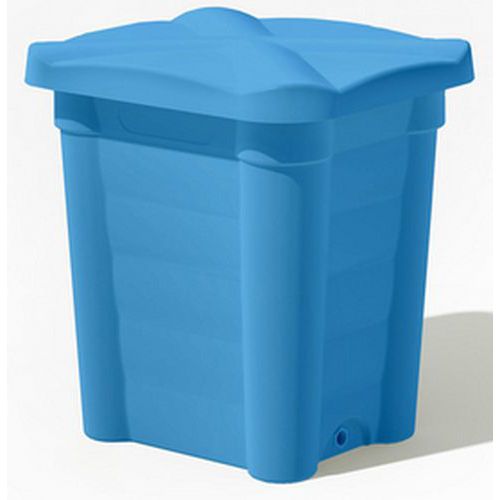 Contenitore di stoccaggio con coperchio-115L-Blu,