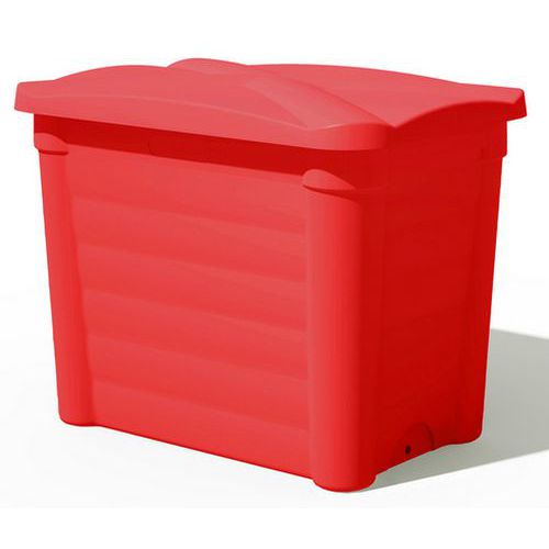 Contenitore di stoccaggio con coperchio-585L-Rosso,
