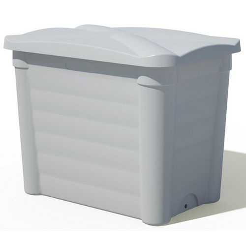 Contenitore di stoccaggio con coperchio-585L-Grigio,